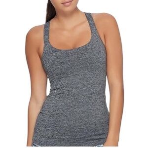 Babaton Grey Workout Yoga Tank Top Sleeveless Spandex Shirt